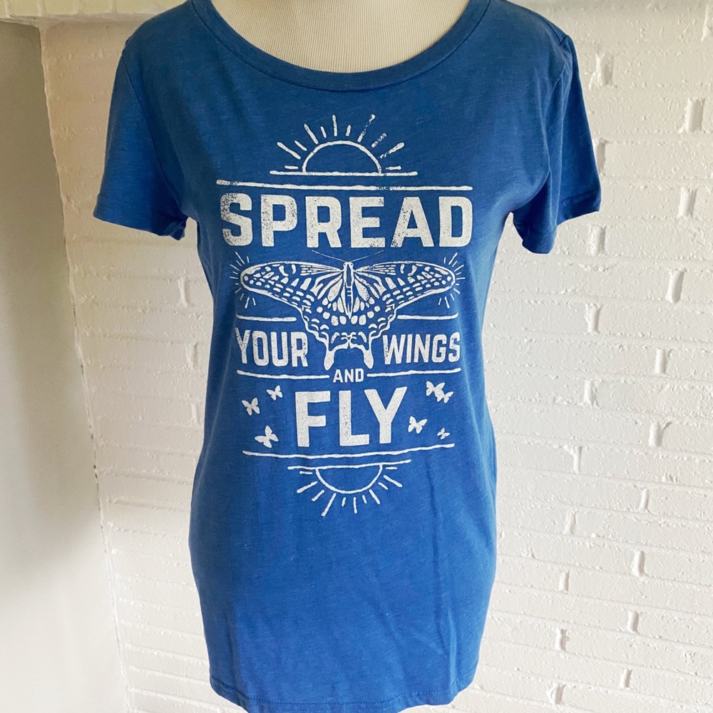 Soul Flower Spread Your Wings and Fly T-shirt NWOT